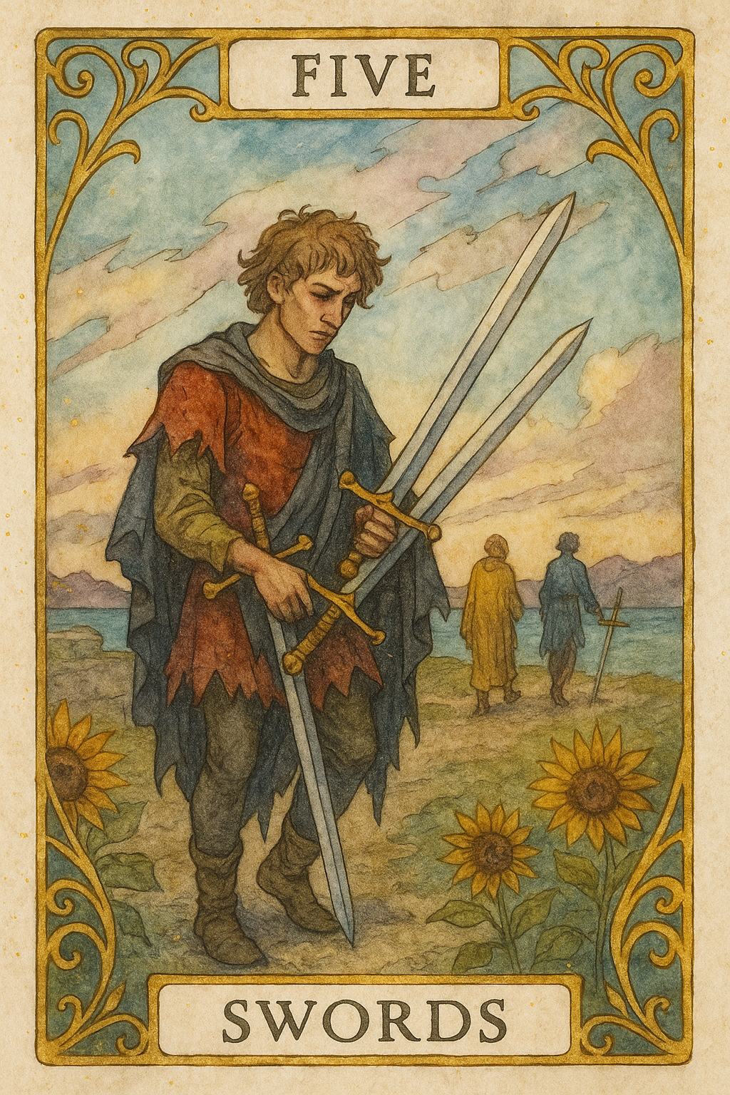 Five of Swords Tarot Card